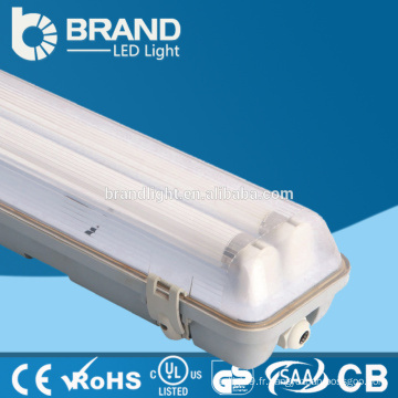 1200mm imperméable à l&#39;eau à deux broches G13 Base T8 36w tri-proof IP65 LED tube pour atelier